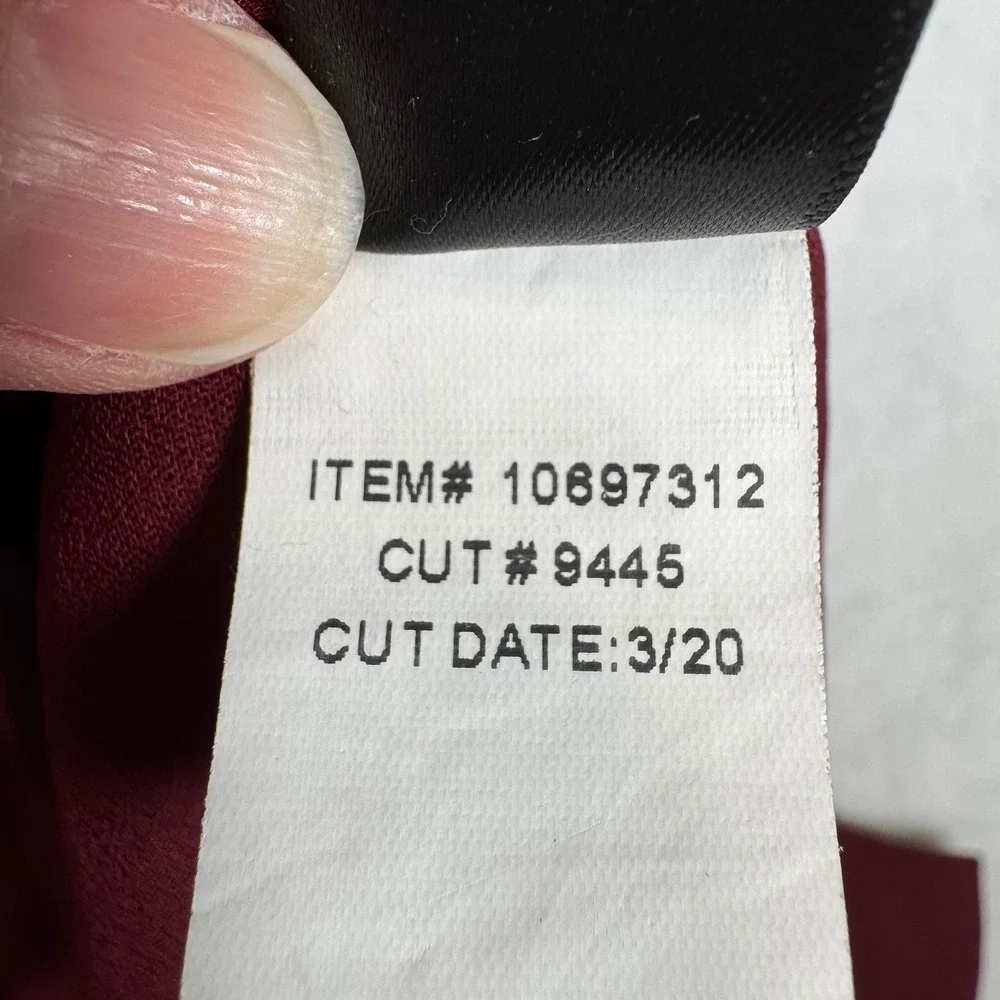 Torrid Burgundy Cold Shoulder High Low Maxi Dress 2 2X 10697312 | Womens Plus 2X - Picture 6 of 9